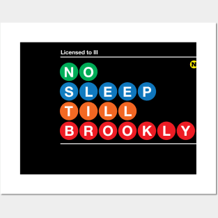 No Sleep Till Brooklyn Posters and Art